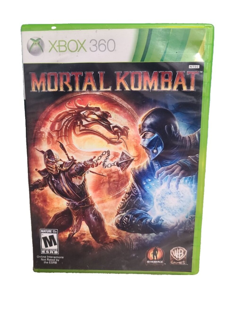 Xbox 360 Mortal Kombat Video Game Good Condition